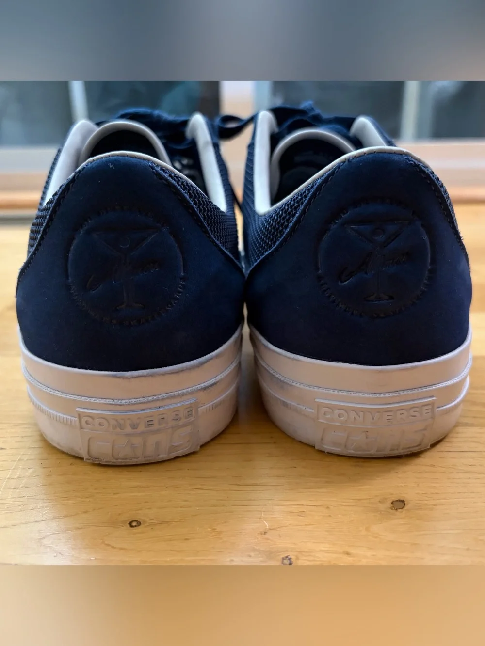 Converse Men's Navy Blue Low-Top Lace-Up Sneakers - Picture 3 of 8